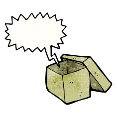 cartoon empty box N5