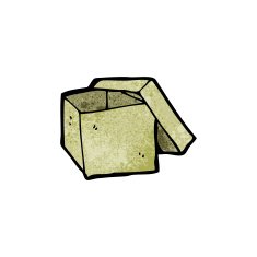 cartoon empty box N6