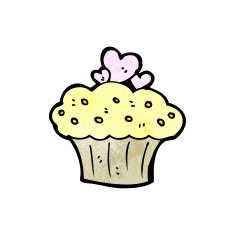 cupcake cartoon N16