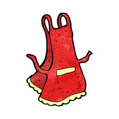 kitchen apron cartoon N3