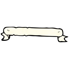 decorative scroll cartoon N11