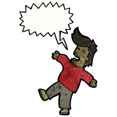 fainting man cartoon N2