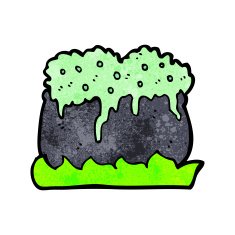 bubbling cauldron cartoon N4