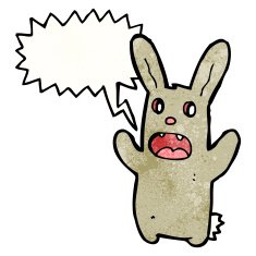 spooky cartoon rabbit N3