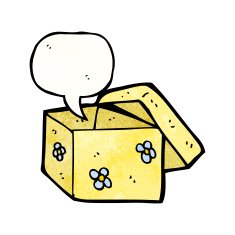 cartoon empty box N7