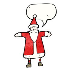 Cartoon Santa Claus N389