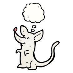 cartoon little mouse N22
