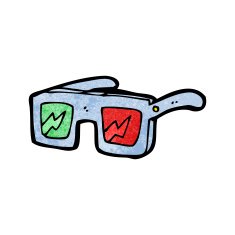 3D Glasses Cartoon N11