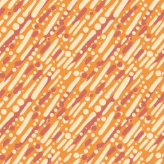 Pattern with random brushstrokes and dots