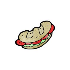 Cartoon Sandwich N28