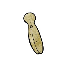 Cartoon Wooden Peg N11