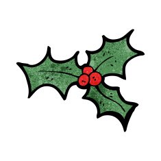 holly cartoon design element N4