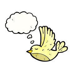 flying bird cartoon N4