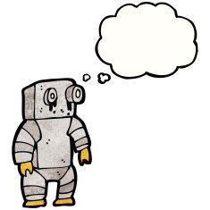 Cartoon Robot N342