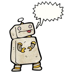 Cartoon Robot N343