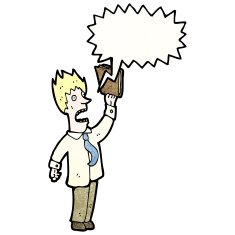 shouting businessman cartoon N2