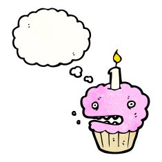 cartoon pink muffin N2