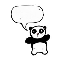 Cartoon Panda N18