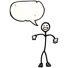 cartoon confused stick man N2