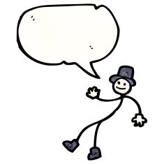 cartoon dancing stick man N2