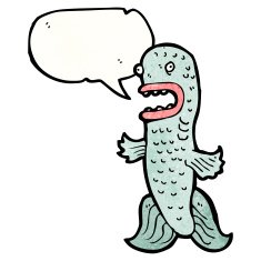 funny talking fish cartoon N5