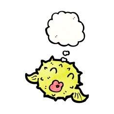 puffer fish cartoon N5