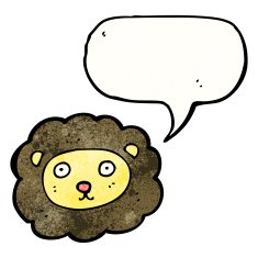 Cartoon Lion Face N24