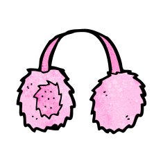 cartoon ear muffs N5