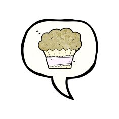 cartoon muffin symbol N5
