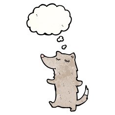 cute cartoon wolf N2