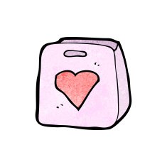 cartoon valentine gift bag N4
