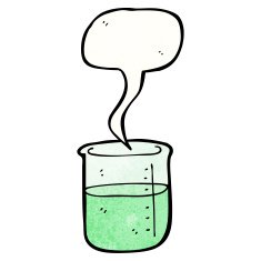 Cartoon Chemical Beaker N6