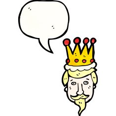 kings head cartoon N5