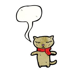 Cute cartoon cat N49