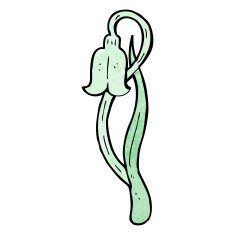 cartoon snowdrop N8