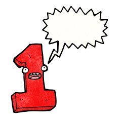 cartoon number one N7