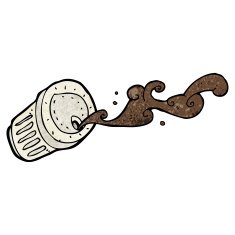 take out coffee cartoon N9