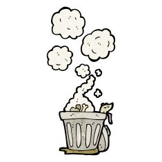 old garbage can cartoon N6
