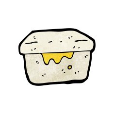 cartoon old lunch box N3