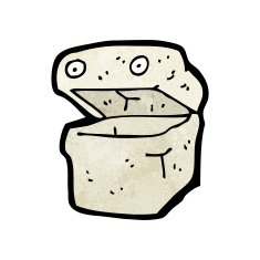 cartoon old box N7