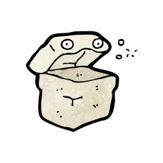 cartoon old box N8