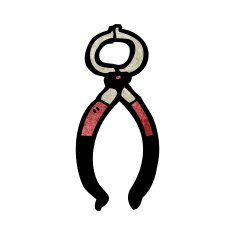 Cartoon Pliers N29