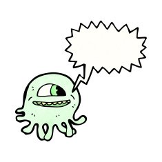 cartoon alien jellyfish N2