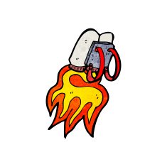 rocket pack cartoon N2