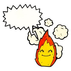 cartoon fire character N5