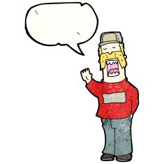 cartoon mechanic talking repairs N2