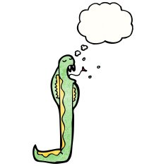 cartoon poisonous snake N30