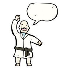 cartoon karate expert N9