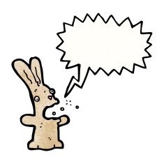 burping rabbit cartoon N12