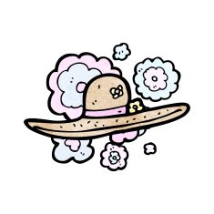 summer hat cartoon N2